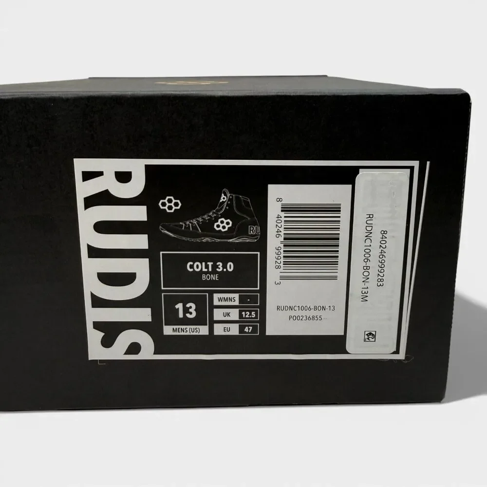 NWT RUDIS Colt 3.0 Wrestling Shoes Men’s 13 Bone Beige High Top